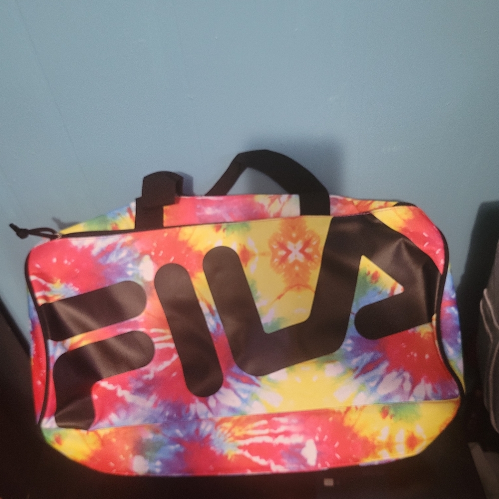 FILA Small Tie-Dye Sport Duffle Bag - Rainbow